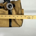 Brighton Suede Leather Shoulder Bag Camel Black Heart Tote Purse Western Boho Photo 12