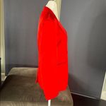Women's Red Light Weight Blazer Jacket One Button Closure Size M (8) NWOT Red Size M Photo 2