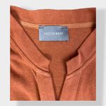 Hudson Gray Button Up Blouse in Rust Size M Photo 1