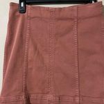 Wishlist The Vine free souls boutique small stretch denim mini skirt burlwood zips up nwt Photo 0