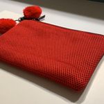Mango Red mesh clutch Photo 3