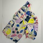 Karlie Like New Multicolor Floral Ruffle Puff Sleeve Blouse – Size Large Photo 6