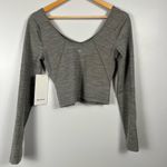Lululemon NWT  Align Long Sleeve Shirt Nulu Yoga Top Size 6 Photo 4