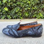 Valentino Garavani Valentino Rockstud Camu butterfly embroidered smoking slippers loafers flats 37 Photo 4