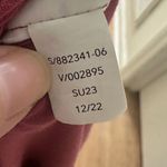 Athleta  | Women's Burgundy Red Outbound V Neck Short Sleeve Athletic Top, Size S Photo 7