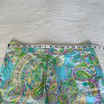 Lilly Pulitzer  Buttercup teal paisley scallop shorts 0 Photo 5