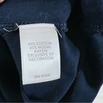 J. Jill NWT Navy Embroidered Tunic Sleeveless Top Size LP Blue Photo 8