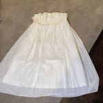 Women’s Elegant Ivory Strapless Full Length Chiffon Prom Party Formal Dress XXXL Size undefined Photo 1