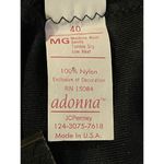 Adonna Vintage Full Slip Womans 40 Used Black Photo 7