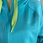 The North Face zip up sweater, zip up hoodie, woman size large Photo 2