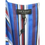 Rag and Bone  Womens Spaghetti Strap V‎ Neck Striped Silk Jumpsuit Blue Size 2 Photo 9