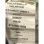 NEW Etica Denim Mini Dress Edgy Asymmetric Zipper Charley Stretchy Biker XS Blue Photo 5