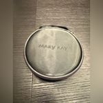 NEW Mary Kay Charcoal Gray Round Structured Makeup Bag Cosmetic Case with Mirror Photo 3
