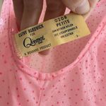 Unique Vintage Vintage ILGWU 1970s Cathy Hardwick Barbie pink sheer nylon polka dot body suit Photo 9