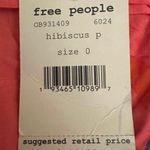 Free People Tropical Hawaiian Hibiscus Hot Pink Floral Maxi Dress Size 0 XS Photo 11