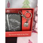 Ed Hardy  Zip Around Wallet with Charm Key ring Set Photo 2