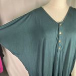Dwell & Slumber Caftan Dress M/L Green Modal Maxi Lounge Gown‎ Pockets Sleep Size L Photo 4