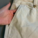Lands' End Woman's Khaki Chino Shorts Beige Size 16 Casual Summer Tan Photo 2
