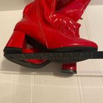 Dream Paris DREAM PAIRS Women’s‎ Square Tor Chunky Knee High Red Boots Side Zip Size 9 Photo 3