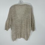 Raga  Metallic Button Down Cardigan Sweater Beige Size Medium Photo 6