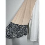 Sundance  Waffle Knit Oversized Shirt Large Flared Bell Sleeves Photo 2