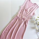 NEW Favorite Daughter Nita Sleeveless Satin Maxi Dress Pastel Lavender Pink Size 6 Photo 6