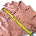 Teddi Rose Mauve Pink Button Up Tie Waist Midi Shirt Dress Photo 3