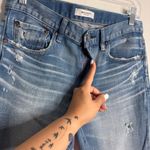Moussy Vintage Lenwood Ankle Distressed‎ Blue Skinny Jeans Size 27 Stretch Photo 7