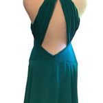Calvin Klein  Teal Halter Formal/Simi Formal Chiffon Dress WORN ONCE Photo 2