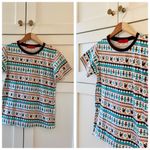 AMPNA Thailand Andean Tibetan Style Folk Print T Photo 1