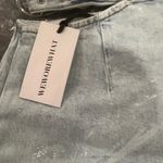 We Wore What  jean cutout skirt Photo 2