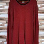 LANEUS viscose cashmere blend top XL Red Photo 0