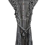 Saylor  Simona Gingham Black and White Mini Dress Photo 1
