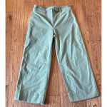 Talbots  green high rise wide leg crop chino pants 4 Photo 10