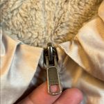 Reversible Cozy Faux Fur Teddy Bear Zip Front Vest Size MEDIUM Beige Tan Photo 11