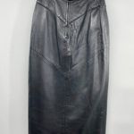 Siena Leather Skirt Womens 6 Used Black Photo 13