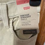 Levi's  Womens Corduroy Ribcage Straight Ankle Zip Jeans size 26x27 NWT Photo 6