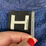 H by Bordeaux Navy Fleece Zip Up Sweatshirt Moto Jacket Photo 12