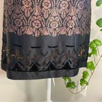 Anthropologie ‎ Future Paradise Dress Silk Size 4  Black/brown Formal Elegant Photo 2
