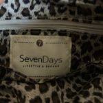 NEW SevenDays Brown Camel Vegan Leather Purse Shoulder Bag Animal Print Photo 6