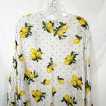Torrid Plus Size 1X 2X Shrug White Lemons Polka Dot Kimono Gauzy 1798 Photo 5