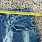 Pretty Little Thing Women's Mid Blue Wash High Waist Tie Dye Wide Leg Jeans 8 Photo 7