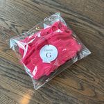 Hunza G Crinkle Lara One Piece NWT One Size Bright Pink Photo 13