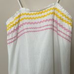 Lisa Marie Fernandez X Target Dress Ric Rac Sleeveless Mini White Yellow Pink S Photo 4