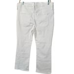 Madewell NWT Mid Rise Kick Out White Stretch Denim Jeans Women’s Size 33 Photo 4