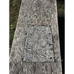 DKNY Women’s Size Large Black and Cream Pull On Skirt Y2k Fairy Floral Abstract Photo 3