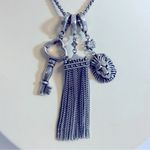 Kendra Scott  Zosia Long Pendant Necklace in Antique Silver‎ Photo 4