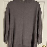 Soft Surroundings Grey Knit Pullover Sweater, V-Neck, Size S Acrylic-Wool-Alpaca Photo 3