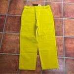 NWT Royalty by Maluma Faux Leather Yellow Pants Size M Photo 7