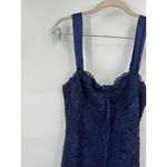 Thirty/Thirty Lace Fairy Whimsical Maxi Dress Women XL Blue Whimsigoth Milk Maid Photo 6